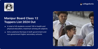 Manipur Board Class 12 Toppers List 2024 Out; Check Names of Toppers Here